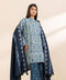 3 Piece - Embroidered Light Khaddar Suit